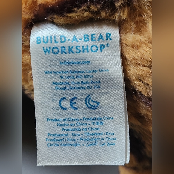 Build A Bear Tiger Cub 12" Plush w/Sound Button Cat's Meow EUC - Picture 5 of 6